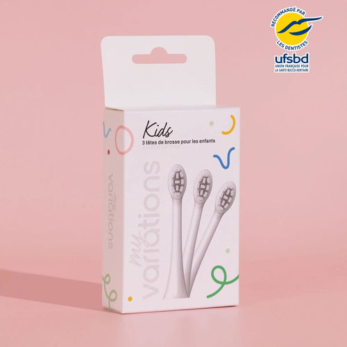 Pack 3 Têtes de Brosse - Enfant